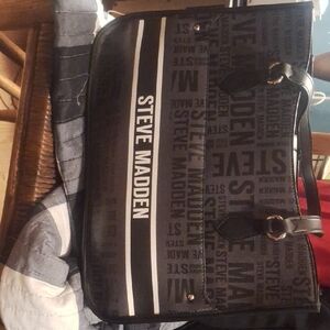 Steve Madden Monochrome Men's Briefcase